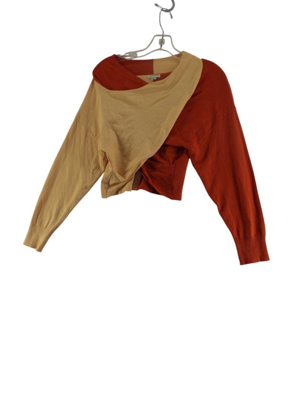 Habitual Kids Size 12 Girls Beige Orange Color Bock Two Piece Sweater Set